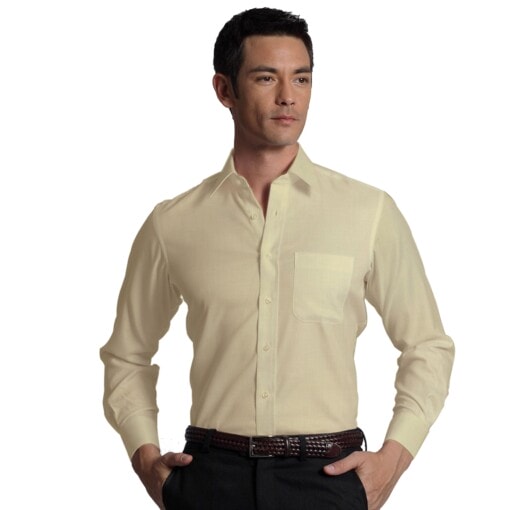 Nemesis ButterMilk Beige 100% Pure Linen Shirt Fabric