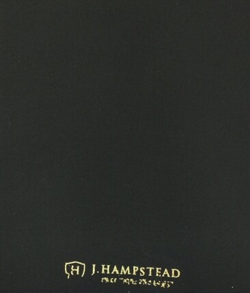 J.hampstead by Siyaram's Black 98% Cotton Solids Stretchable Trouser Fabric (Unstitched - 1.40 Mtr)