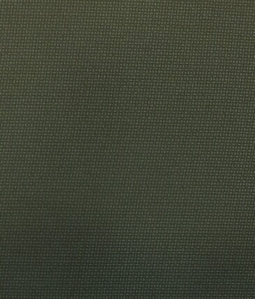 Saville & Young (S&Y)Dark Green 100% Giza Cotton Dots Printed Trouser Fabric (Unstitched - 1.30 Mtr)