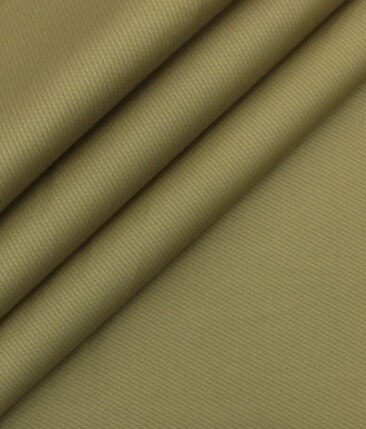 Saville & Young (S&Y) Fawn Beige 100% Giza Cotton Structured Print Trouser Fabric (Unstitched - 1.30 Mtr)