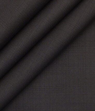Cadini by Siyaram's Dark Wine Self Checks Premium Three Piece Suit Fabric (Unstitched - 3.75 Mtr)