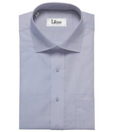 BVM Sky Blue 100% Premium Cotton Fil-a-Fil Shirt Fabric (1.60 M)