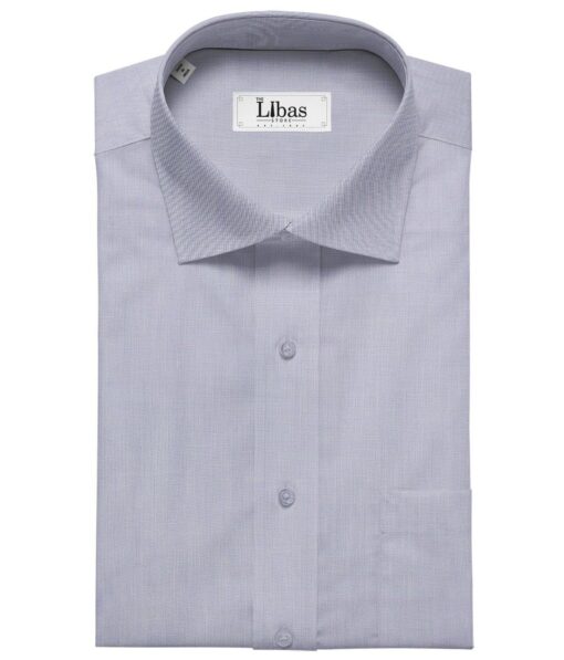 Raymond Light Blue 100% Cotton Fil-a-Fil Solid Shirt Fabric (1.60 M)