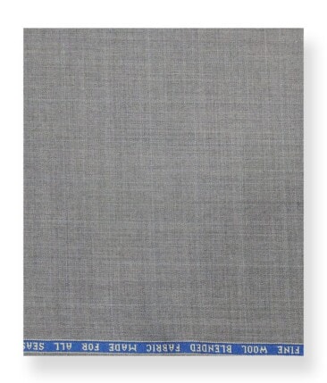 Raymond Light Grey 20% Merino Wool Self Design Unstitched Suiting Fabric