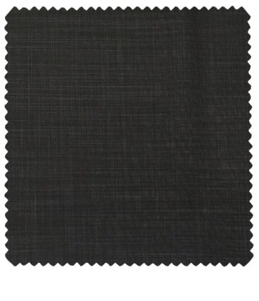 Raymond Men's Poly Viscose Unstitched Self Suiting Fabric (Black)