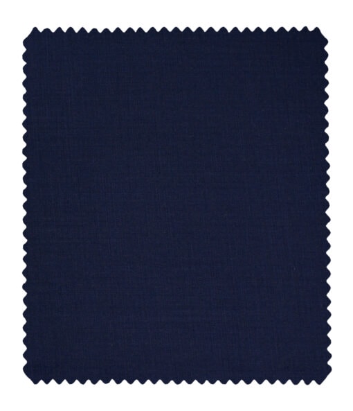 Raymond Men's Polyester Viscose Solids  Unstitched Suiting Fabric (Dark Royal Blue)