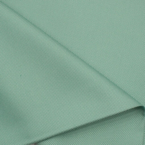 Italian Channel Men's Terry Rayon Structured 3.75 Meter Unstitched Suiting Fabric (Mint Green)