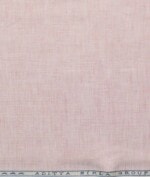 Cavallo by Linen Club Men's Cotton Linen Structured 2.25 Meter Unstitched Shirting Fabric (Blush Pink)